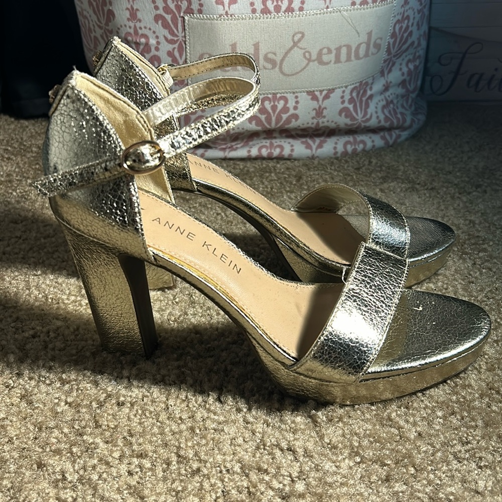 Anne Klein Gold Heels